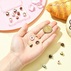17Pcs 17 Styles Alloy Enamel Charms&nbsp;FIND-CJ0005-04