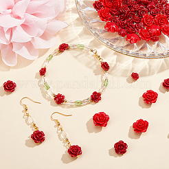 80Pcs 4 Style Dyed Synthetic Coral Beads&nbsp;CORA-GA0001-01