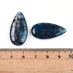 Natural Dragon Veins Agate Pendants&nbsp;G-N0325-16E