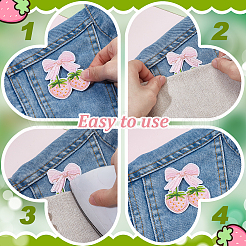 AHADEMAKER 17pc 17 Style Computerized Embroidery Polyester Ornament Accesories&nbsp;FIND-GA0007-02