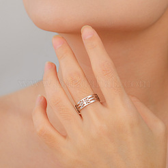 304 Stainless Steel Cuff Open Rings&nbsp;WG6E5A7-01