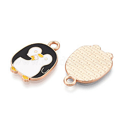 Alloy and Enamel Pendants&nbsp;ENAM-T021-43A-G