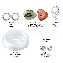 DIY Mixed Stone Bracelet Making Kit&nbsp;DIY-FS0003-38