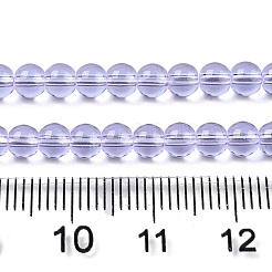 Transparent Glass Beads Strands&nbsp;GLAA-T032-T4mm-01