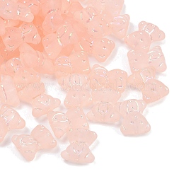 Frosted Transparent Acrylic Beads&nbsp;X1-OACR-P029-20B-02