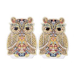 5D DIY Owl Pattern Animal Diamond Painting Pencil Cup Holder Ornaments Kits&nbsp;DIY-C020-03
