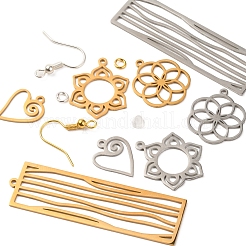 DIY Filigree Earring Making Kit&nbsp;DIY-YW0006-25