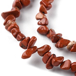 Natural Red Jasper Beads Strands&nbsp;G-G0003-B09