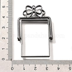 Alloy Open Back Bezel Pendants&nbsp;PALLOY-I223-10B