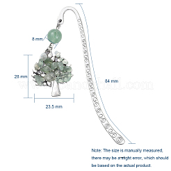 Tibetan Style Alloy Bookmarks&nbsp;AJEW-JK00158-04