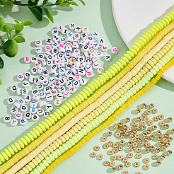 DIY Letter Beads Jewelry Making Finding Kit&nbsp;DIY-PH0010-57
