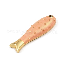 Brass Enamel Pendants&nbsp;KK-CBAF17A-06G