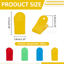 16Pcs 4 Colors Plastic Multipurpose Clips&nbsp;DIY-ME0003-18