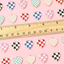 24Pcs 6 Styles Alloy Enamel Pendants&nbsp;ENAM-FS0002-37