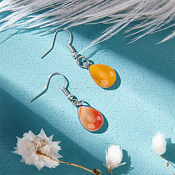 Natural Banded Agate/Striped Agate Cabochons&nbsp;G-FH0001-06