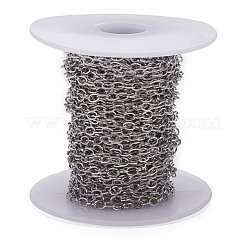 Tarnish Resistant 304 Stainless Steel Cable Chains&nbsp;CHS-K001-96-3.5mm