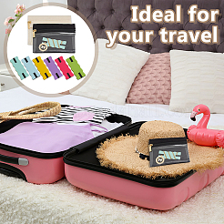 8Pcs 2 Colors Rectangle Veleteen Zipper Clutch Bags&nbsp;AJEW-OC0015-11A