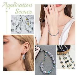 4 Strands 2 Styles Electroplate Glass Beads Strands&nbsp;EGLA-WR0001-10