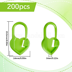 200Pcs Plastic Knittings Tool&nbsp;FIND-SP0003-12A