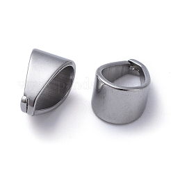 Tarnish Resistant 304 Stainless Steel Snap on Bails&nbsp;STAS-E466-32P
