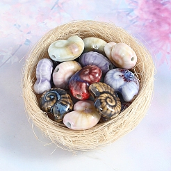 Handmade Porcelain Beads for DIY Bracelet Accessories&nbsp;PW-WG73312-M
