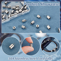 304 Stainless Steel Cord Ends&nbsp;STAS-UN0009-31P