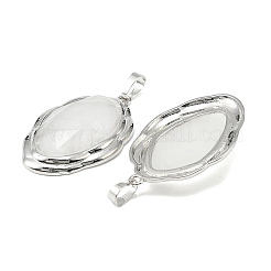 Natural Quartz Crystal Faceted Pendants&nbsp;G-D102-02P-03