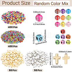 800Pcs Acrylic Beads&nbsp;MACR-PA0001-42