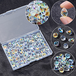 72Pcs Electroplated Glass Beads&nbsp;EGLA-BM0001-43