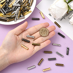 200Pcs 4 Colors Column Alloy Shoelace Buckle Connectors&nbsp;FIND-SP0004-68A