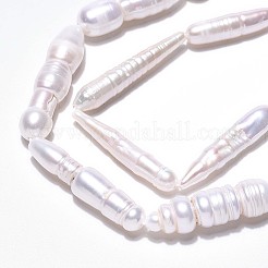 Natural Baroque Pearl Keshi Pearl Beads Strands&nbsp;PEAR-N021-15-03