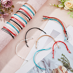 25Pcs 5 Colors Waxed Polyester Cord Bracelet Making&nbsp;AJEW-DC00005