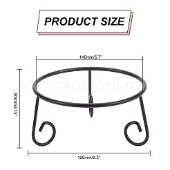 Iron Crystal Ball Base Display Stand&nbsp;AJEW-WH0258-745B