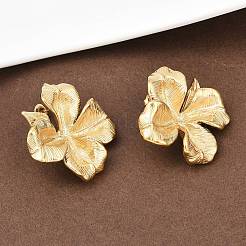 304 Stainless Steel Flower Stud Earrings&nbsp;EJEW-K268-76G