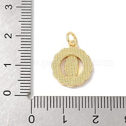Brass Pave Natural White Shell Pendants&nbsp;KK-S522-06D-G