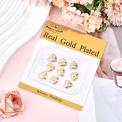 12Pcs Brass Micro Pave Cubic Zirconia Beads&nbsp;KK-BBC0024-69