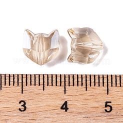 100Pcs Electroplate Glass Beads&nbsp;EGLA-P060-01B-PL02