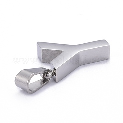 Non-Tarnish 304 Stainless Steel Letter Pendants&nbsp;STAS-H127-Y-P