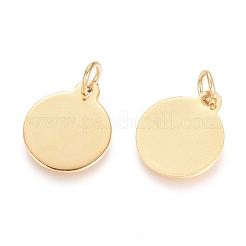 Ion Plating(IP) 304 Stainless Steel Charms&nbsp;STAS-I124-02A-G