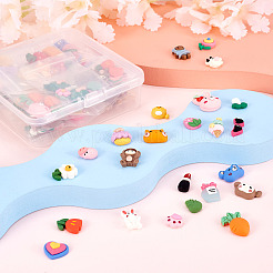 60 Sets 20 Style Opaque Resin Cabochons&nbsp;CRES-YS0001-04