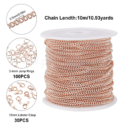 DIY Curb Chain Jewelry Making Kits&nbsp;DIY-SC0014-52RG