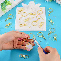 30Pcs Iron Split Key Rings&nbsp;FIND-TA0011-16