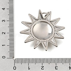 Brass Micro Pave Clear Cubic Zirconia Pendants&nbsp;CU-CBAEEA8-21P