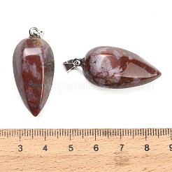 Natural Red Moss Agate Pendants&nbsp;GG-K002-16A