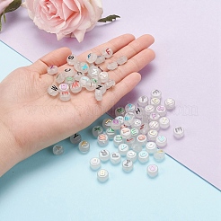 150Pcs Luminous Acrylic Beads&nbsp;LACR-YW0001-02