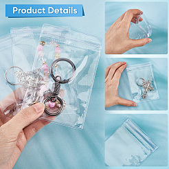 50Pcs Transparent Plastic Jewelry Storage Resealable Bags&nbsp;ABAG-GF0001-37