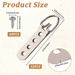 10Pcs Iron Picture Hook Hangers&nbsp;FIND-CP0003-33