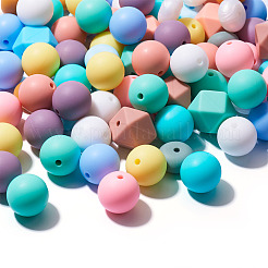 DIY Silicone Beaded Stretch Bracelets Making Kits&nbsp;DIY-TA0010-15