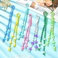7Pcs 7 Colors Polyester Pendant Decoration&nbsp;HJEW-CJ0001-24