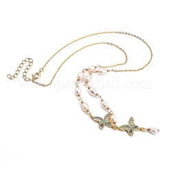 Butterfly Brass Micro Pave Cubic Zirconia Jewelry Set&nbsp;SJEW-JS01124